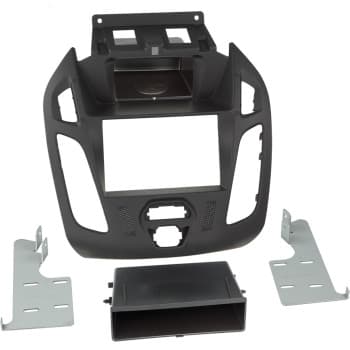 Panneau 2-DIN Ford Transit Connect / Tourneo Connect 2014-2019 Couleur: Noir