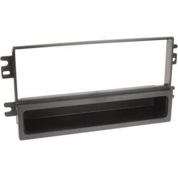 Panneau 1-DIN avec plateau de rangement. Kia carnaval/Rio/Sorento/Spectra/Shuma Couleur: noir