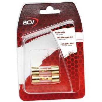 Fusible AGU 60 Ampères (or) 2 pièces