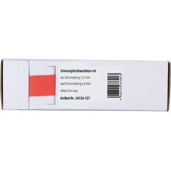 Gaine thermorétractable Rouge Ø 12,7 mm / Longueur 8 mètres