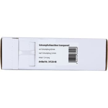 Gaine thermorétractable transparente Ø 4,8 mm / Longueur 12 mètres