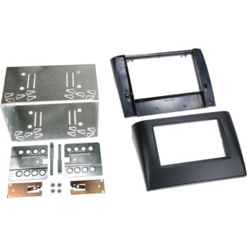 Panneau 2-DIN Fiat Stilo 2001-2008 Couleur: Noir
