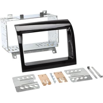 Panneau 2-DIN Fiat Ducato - Citroën Jumper - Peugeot Boxer - Couleur: Noir Piano