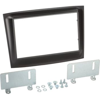 Panneau 2-DIN Fiat Doblò 2015-2022 - Couleur: Noir