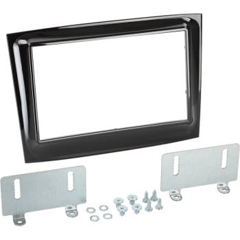Panneau 2-DIN Fiat Doblò 2015-2022 - Couleur: Noir Piano