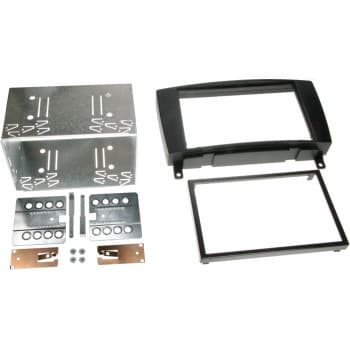 Panneau 2-DIN Mercedes Benz CLK W209 facelift 2004-2010 Couleur: Noir