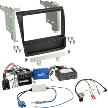 Kit 2-DIN Audi R8 (42) 2006-2015 - Couleur: noir