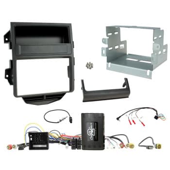 KIT d'installation 2-DIN Porsche Macan 2014-2016 sans système audio, adaptateur Info