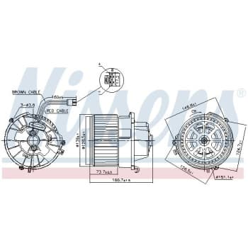 Ventilation intérieure 87599 Nissens