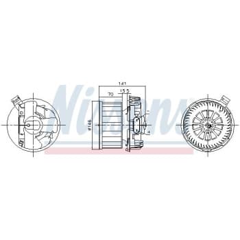 Ventilation intérieure 87619 Nissens