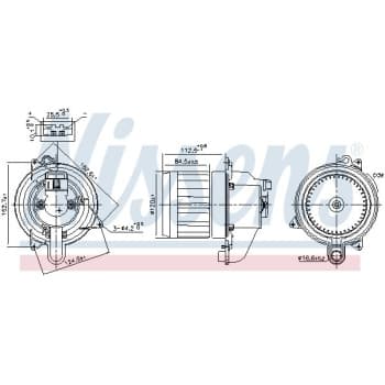 Ventilation intérieure 87609 Nissens