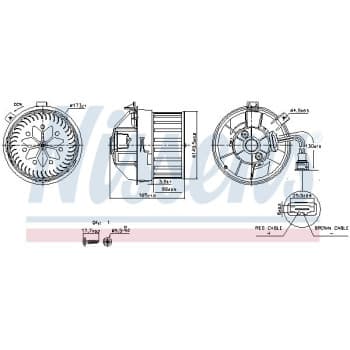 Ventilation intérieure 87628 Nissens