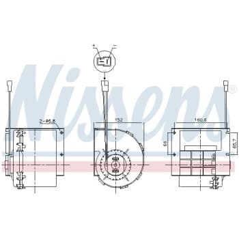 Ventilation intérieure 87613 Nissens