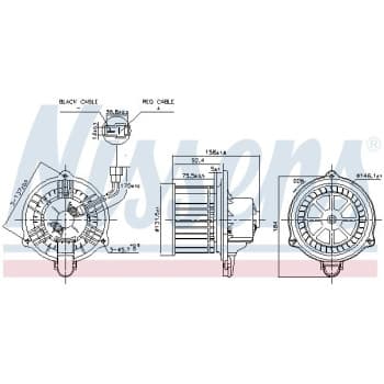 Ventilation intérieure 87537 Nissens