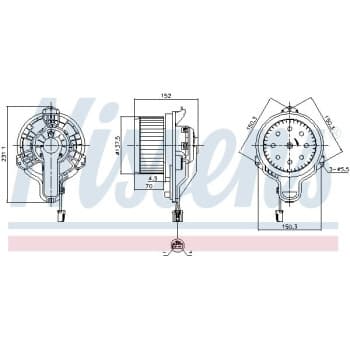 Ventilation intérieure 87648 Nissens