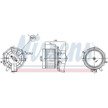 Ventilation intérieure 87622 Nissens