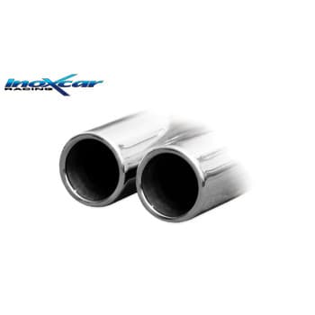 Pot d'échappement sport 100% inox sur mesure pour Volkswagen Polo (AW) 2.0 GTI 200cv 2017- 2x80mm