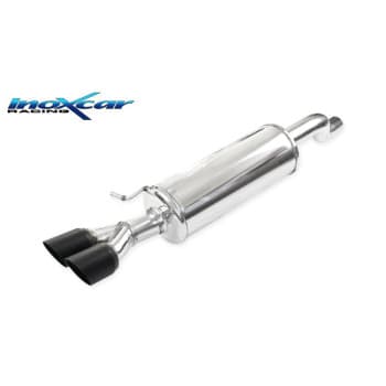 Pot d'échappement sport 100% acier inoxydable sur mesure pour Volkswagen Polo (AW) 2.0 GTI 200pk 2017- 2x80mm Céra
