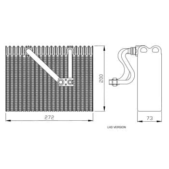 Évaporateur, climatisation 36088 NRF