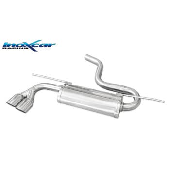 Échappement double sport en acier inoxydable 100% adapté à Volkswagen Golf VII 2.0 GTD 184PK 2012-2019 2x80mm Racin