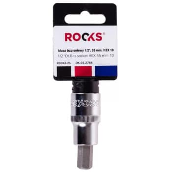 Douille à embout Rooks 1/2'', 55mm hex 10