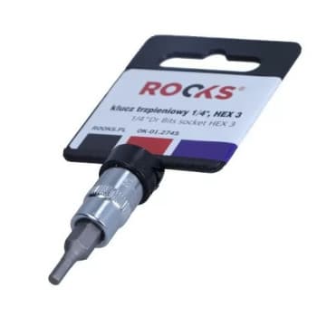 Douille à embout Rooks 1/4", Allen 3