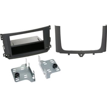 Panneau 2-DIN avec compartiment de rangement Smart Fortwo OEM navigation Noir