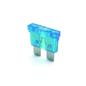 fiche fusible 5 pièces à 15 ampères sous blister