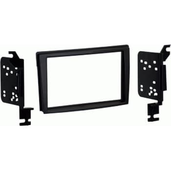 Panneau radio 2-DIN Mazda MPV(LW) 12/2000-11/2005 noir mat (METRA)