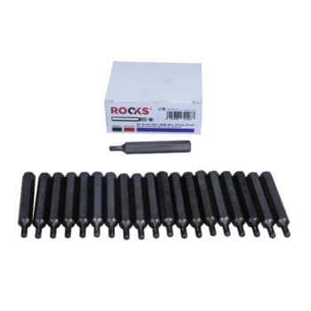 Rooks Bit 10 mm (3/8&quot;) Ribe M5 x 75 mm, 20 pièces