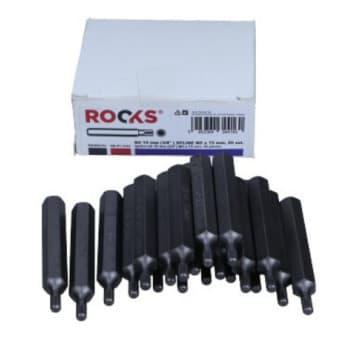 Rooks Bit 10 mm (3/8&quot;) multi-dents M5 x 75 mm, 20 pièces