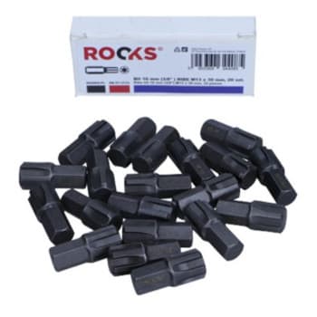 Rooks Bit 10 mm (3/8&quot;) Ribe M13 x 30 mm, 20 pièces