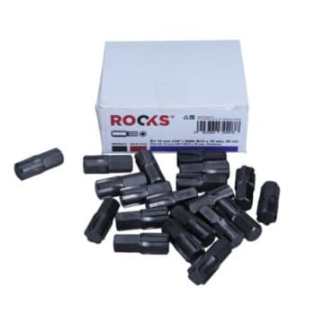 Rooks Bit 10 mm (3/8&quot;) Ribe M12 x 30 mm, 20 pièces