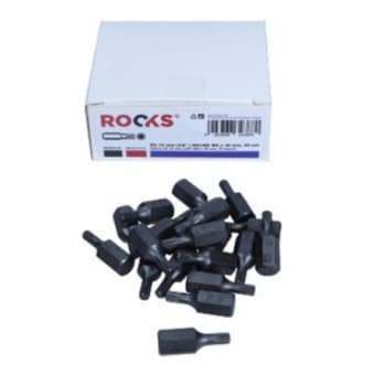 Rooks Bit 10 mm (3/8&quot;) à plusieurs dents M5 x 30 mm, 20 pièces