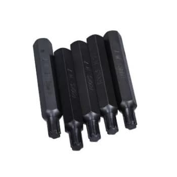 Rooks Bit 10 mm (3/8&quot;) Ribe M7 x 75 mm, 5 pièces