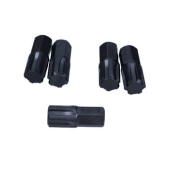 Rooks Bit 10 mm (3/8&quot;) Ribe M12 x 30 mm, 5 pièces