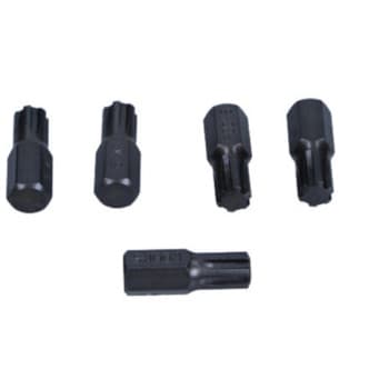 Rooks Bit 10 mm (3/8&quot;) Ribe M9 x 30 mm, 5 pièces