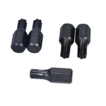 Rooks Bit 10 mm (3/8&quot;) Ribe M7 x 30 mm, 5 pièces