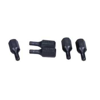 Rooks Bit 10 mm (3/8&quot;) Ribe M5 x 30 mm, 5 pièces