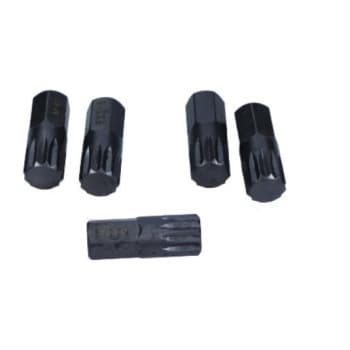 Rooks Bit 10 mm (3/8&quot;) Plusieurs dents M12 x 30 mm, 5 pièces