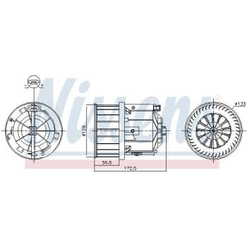 Ventilation intérieure 87632 Nissens