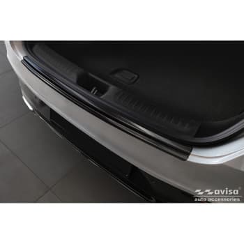Protection de pare-chocs arrière en acier inoxydable noir sur mesure pour Mercedes GLC II Coupë (C254) 2023-