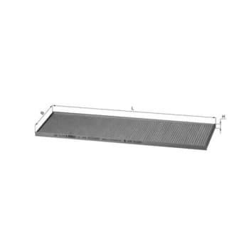 Filtre d'habitacle LA 355 Mahle