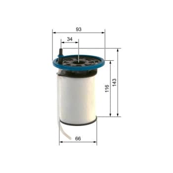 Filtre à carburant F 026 402 212 Bosch