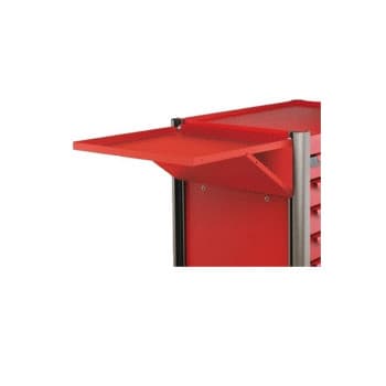 Table d'appoint rouge pour chariot 102, 103