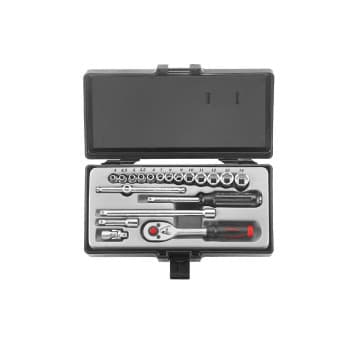 Jeu de douilles 1/4" Profil Golf 19 pièces