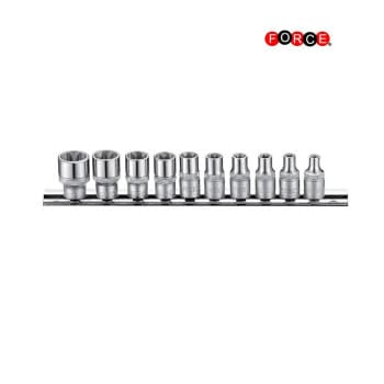 Jeu de douilles 1/4" Torx 10 pièces