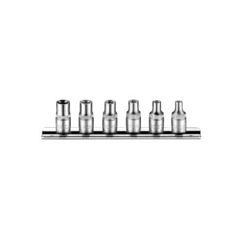 Jeu de douilles 1/4" Torx 6 pièces