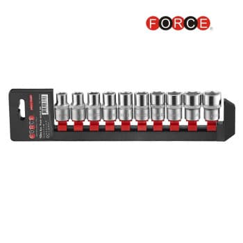 10pc 1/2" DR. 6pt. Jeu de douilles à flanc