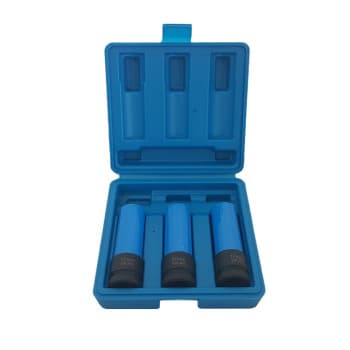 Jeu de douilles à chocs 3 x 17 mm